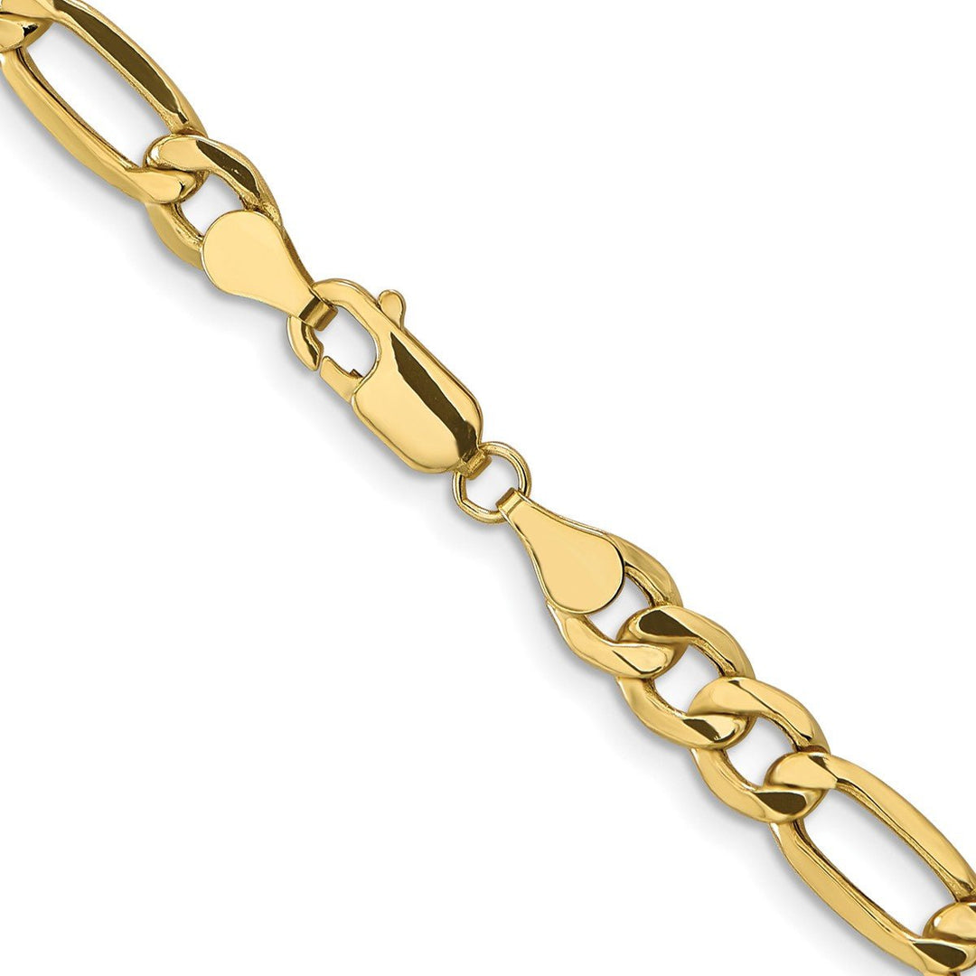 Gold 6.6mm Figaro Chain, 26