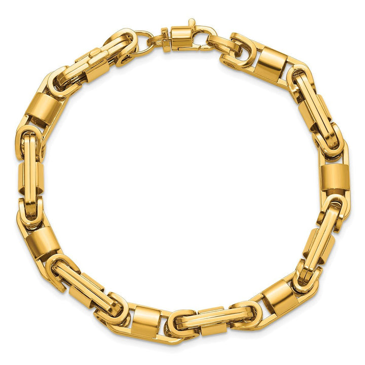 Gold 6.75mm Byzantine Bracelet, 8.25" - Bracelet - Design Jewellers Edmonton