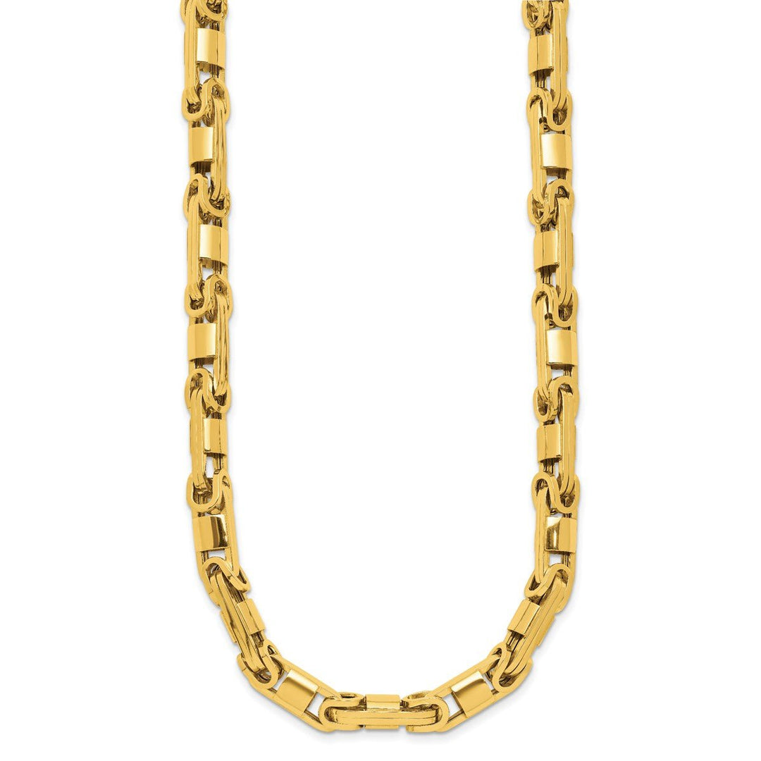 Gold 6.75mm Byzantine Necklace, 20