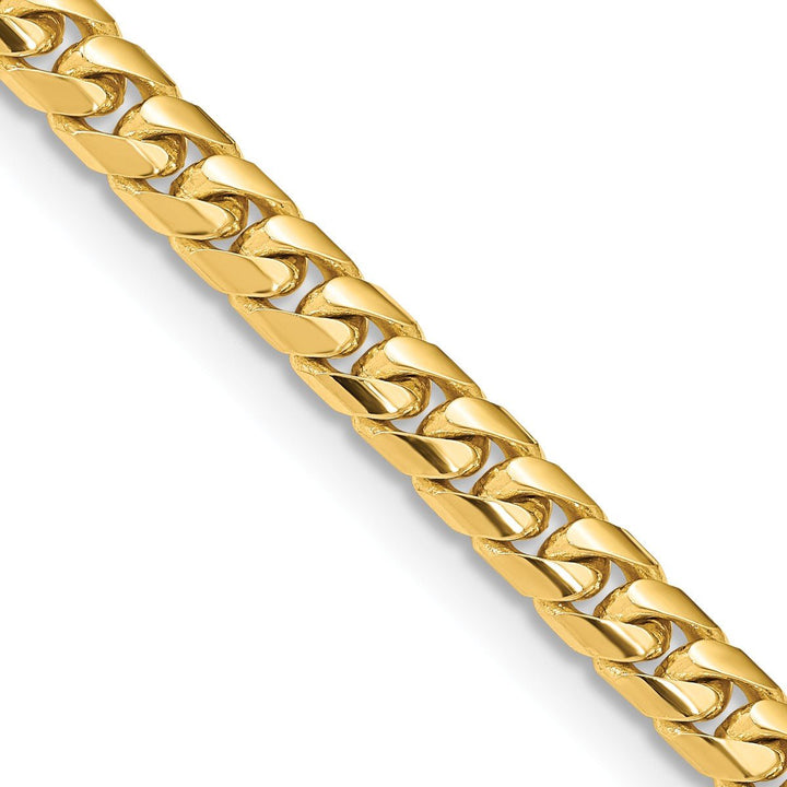 Gold 6.75mm Cuban Chain, 20" - Chain - Design Jewellers Edmonton