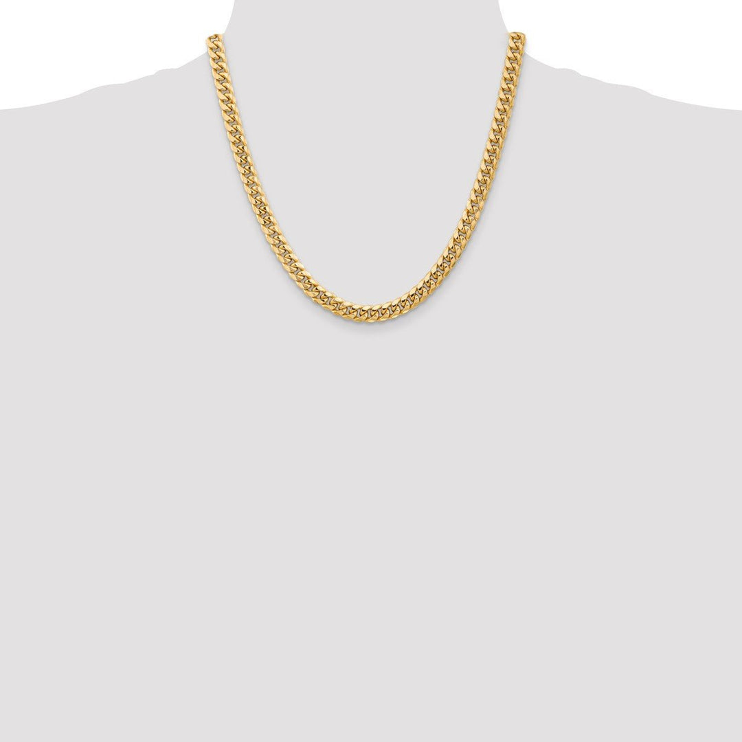 Gold 6.75mm Cuban Chain, 20