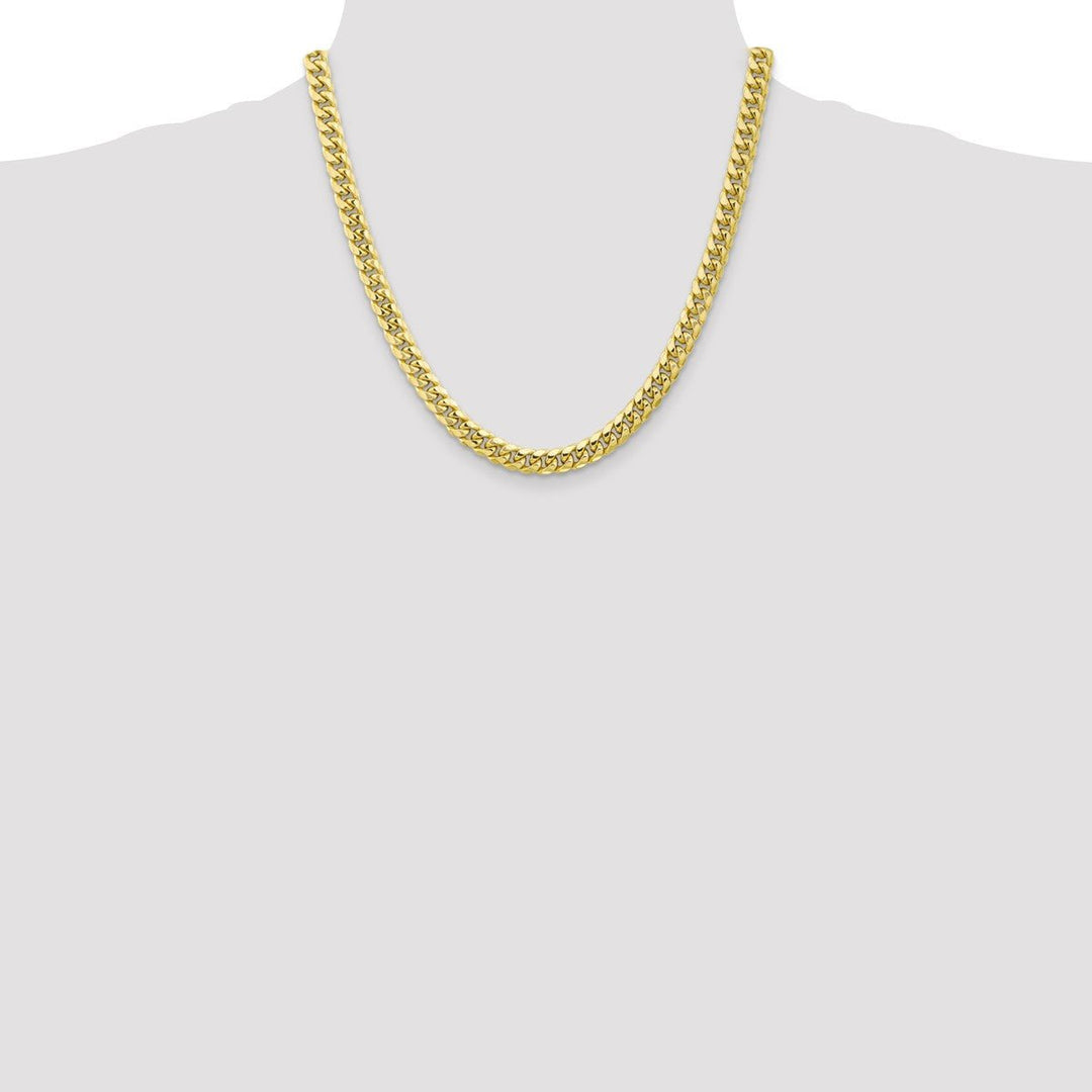 Gold 6.75mm Cuban Chain, 20