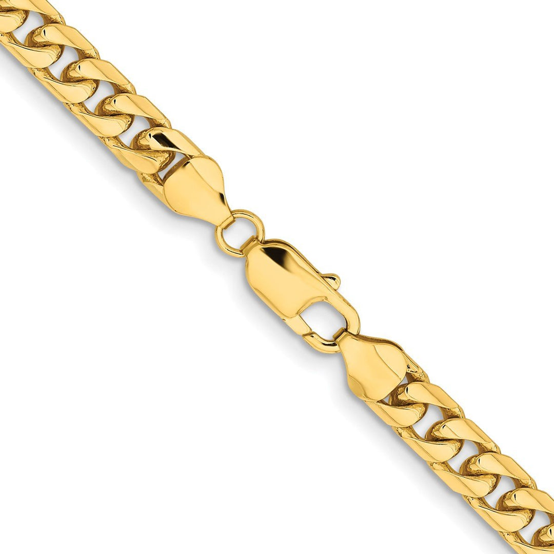 Gold 6.75mm Cuban Chain, 22