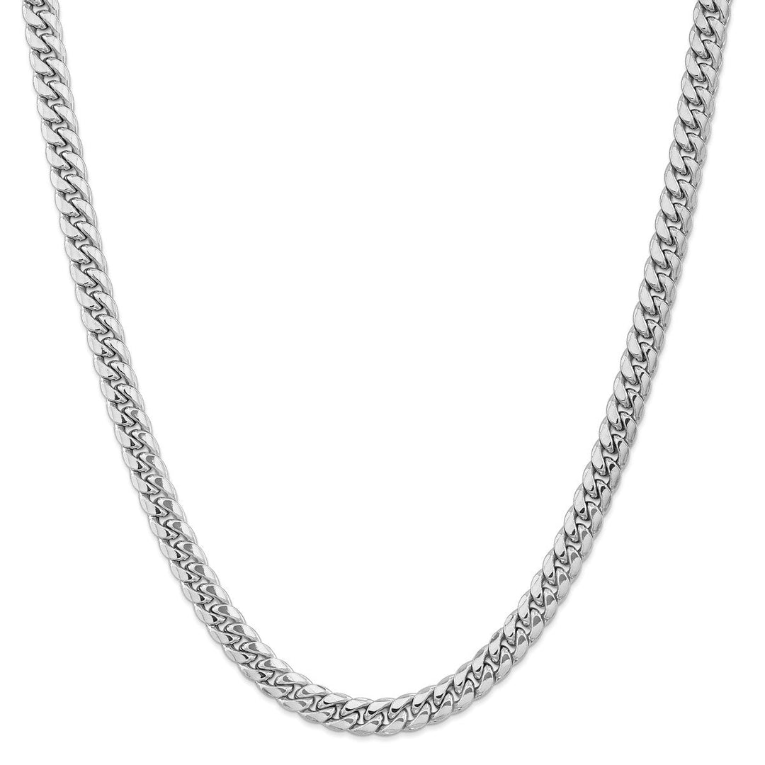 Gold 6.75mm Cuban Chain, 24