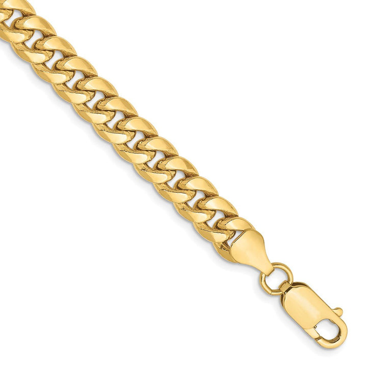 Gold 6.75mm Cuban Chain, 7" - Chain - Design Jewellers Edmonton