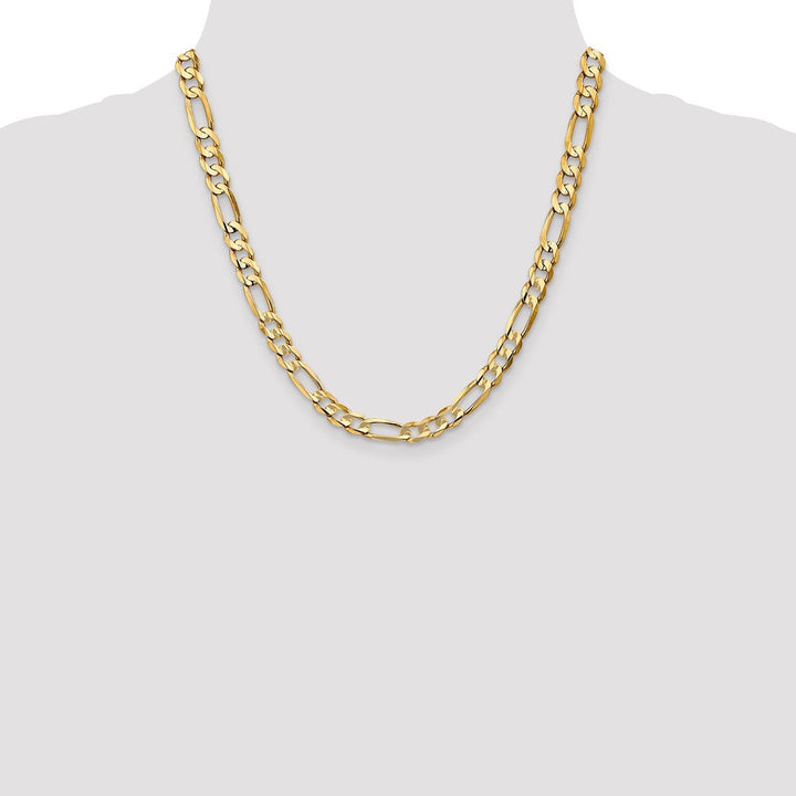 Gold 6.75mm Figaro Chain, 20" - Chain - Design Jewellers Edmonton