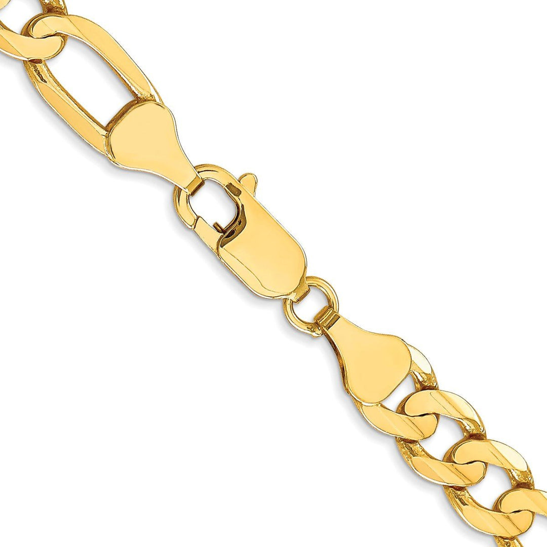 Gold 6.75mm Figaro Chain, 22