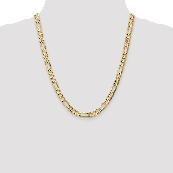 Gold 6.75mm Figaro Chain, 22" - Chain - Design Jewellers Edmonton
