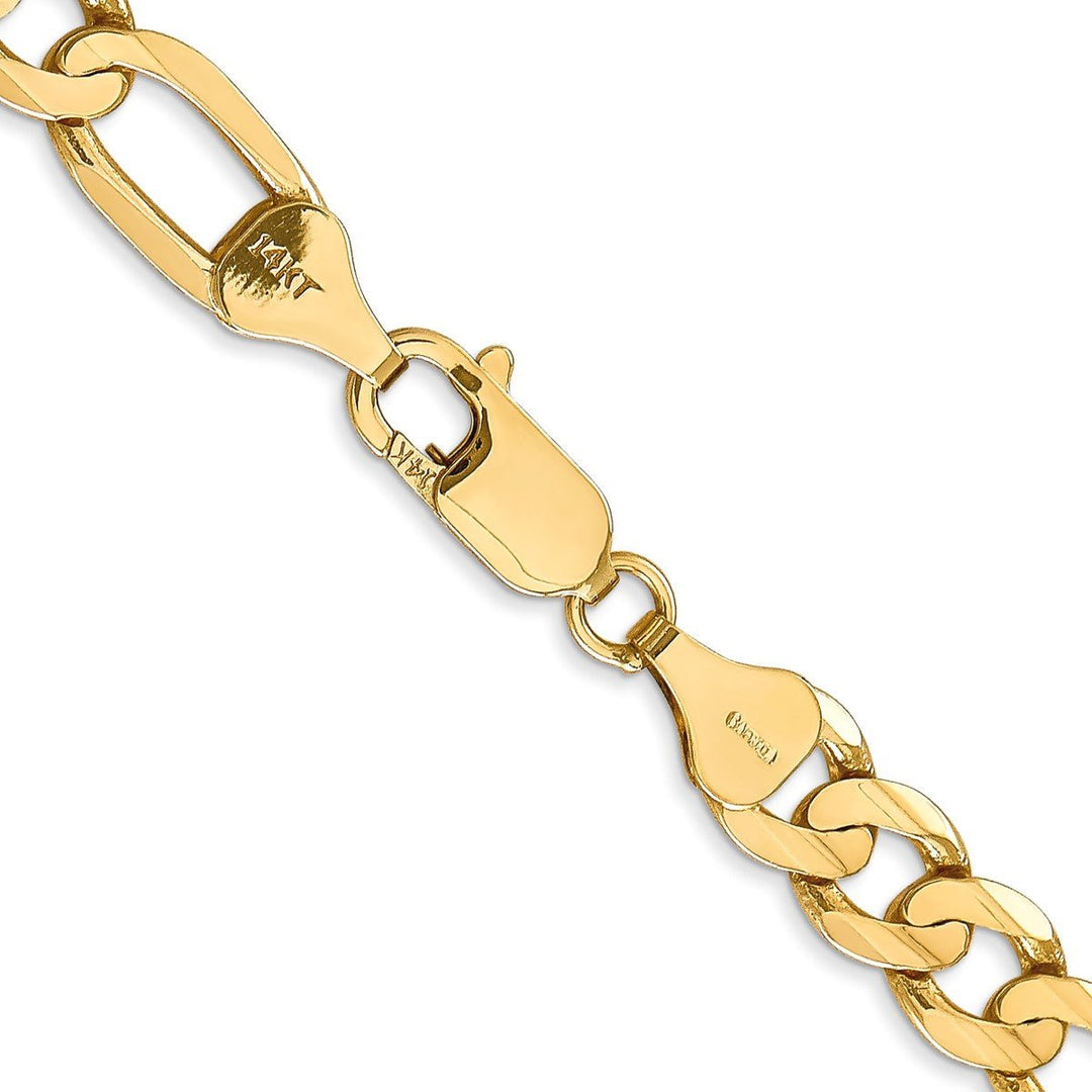 Gold 6.75mm Figaro Chain, 22