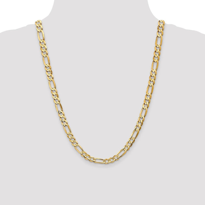 Gold 6.75mm Figaro Chain, 24" - Chain - Design Jewellers Edmonton