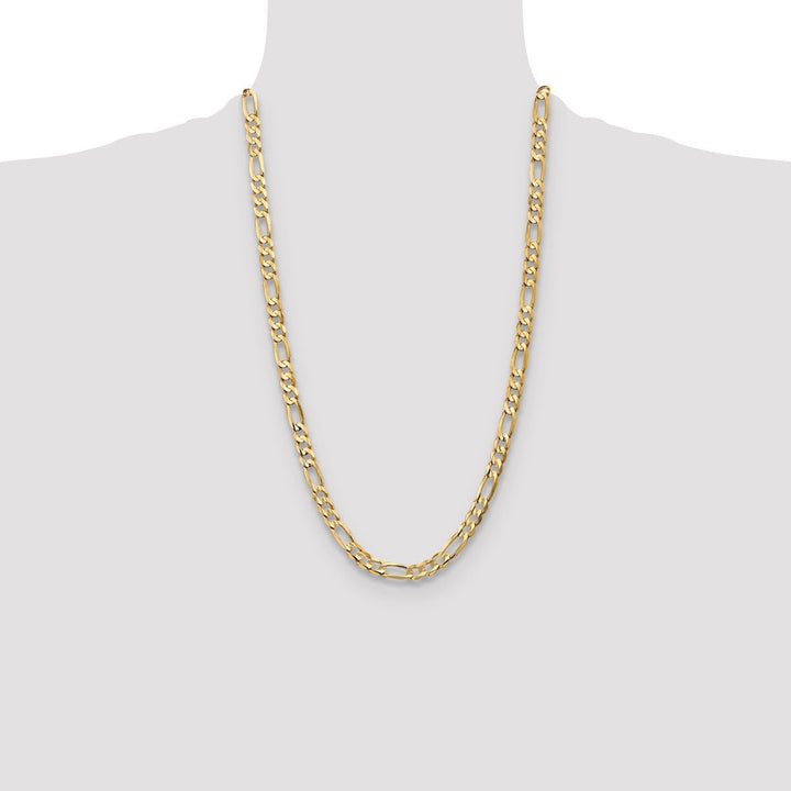 Gold 6.75mm Figaro Chain, 26" - Chain - Design Jewellers Edmonton