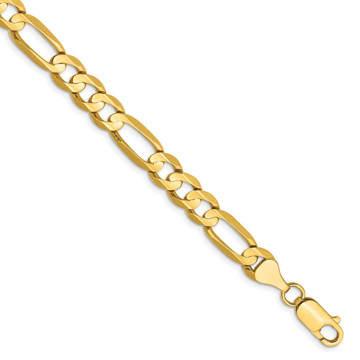 Gold 6.75mm Figaro Chain, 8" - Chain - Design Jewellers Edmonton