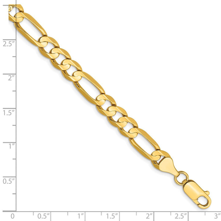 Gold 6.75mm Figaro Chain, 9" - Chain - Design Jewellers Edmonton