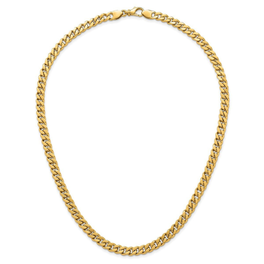 Gold 6.7mm Curb Chain, 20