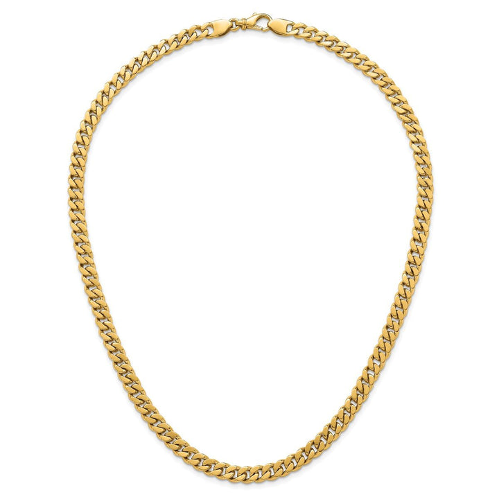 Gold 6.7mm Curb Chain, 20" - Chain - Design Jewellers Edmonton