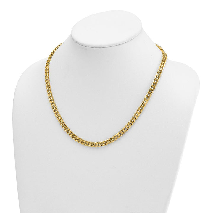 Gold 6.7mm Curb Chain, 20" - Chain - Design Jewellers Edmonton