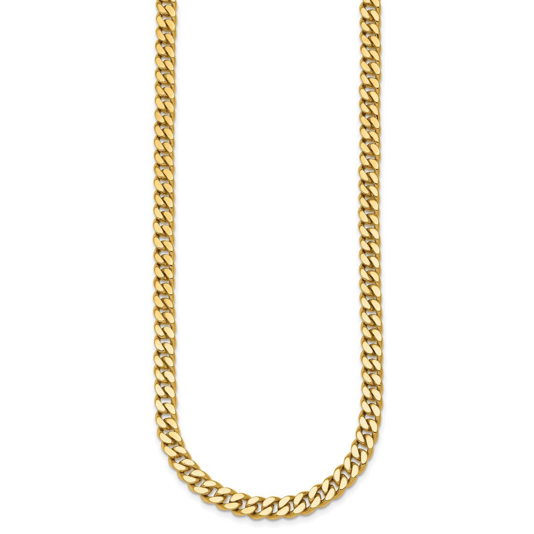 Gold 6.7mm Curb Chain, 20