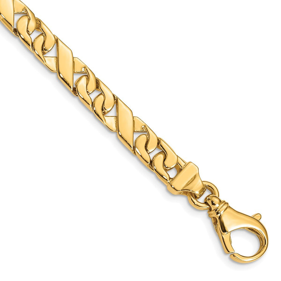 Gold 6.7mm Fancy Necklaces, 20"