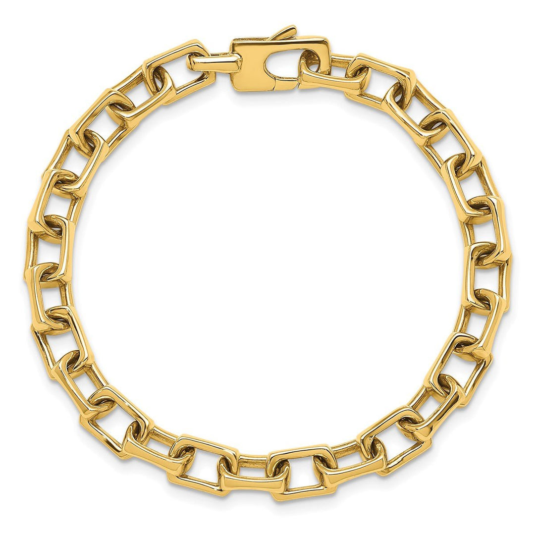 Gold 6.85mm Fancy Bracelet, 7.5