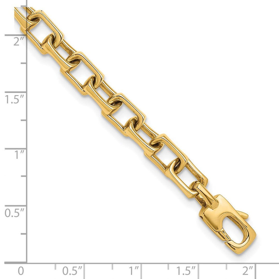 Gold 6.85mm Fancy Bracelet, 7.5