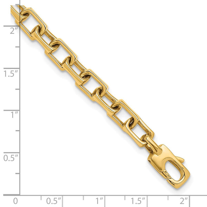 Gold 6.85mm Fancy Bracelet, 7.5" - Bracelet - Design Jewellers Edmonton