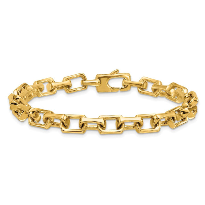 Gold 6.85mm Fancy Bracelet, 7.5" - Bracelet - Design Jewellers Edmonton