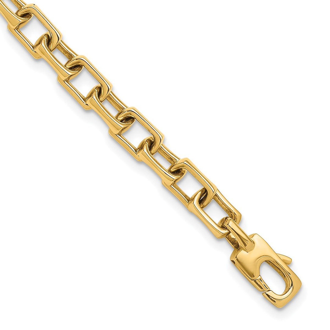 Gold 6.85mm Fancy Bracelet, 7.5"