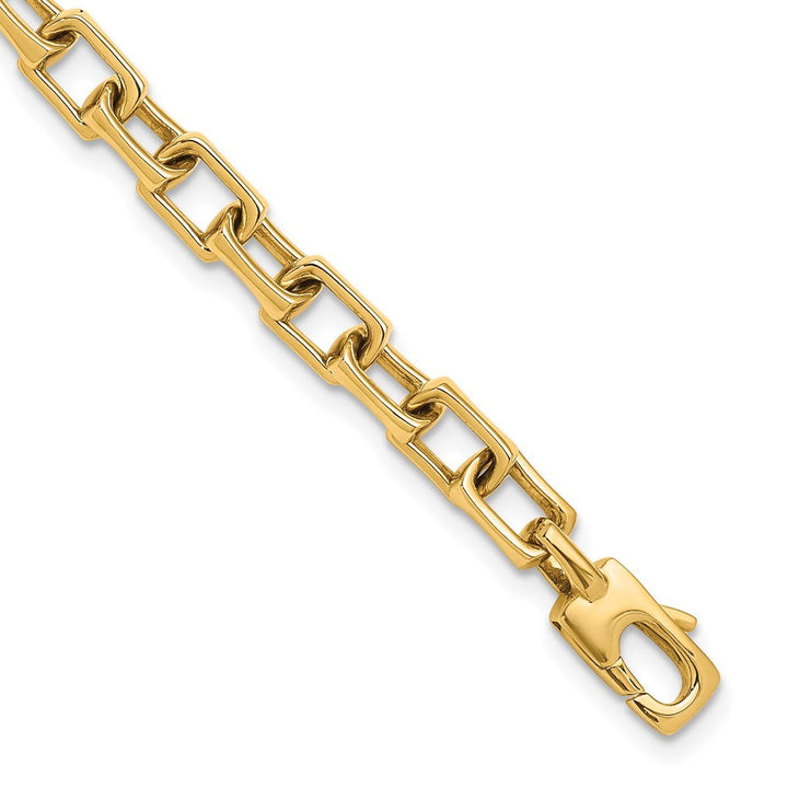 Gold 6.85mm Fancy Bracelet, 7.5" - Bracelet - Design Jewellers Edmonton