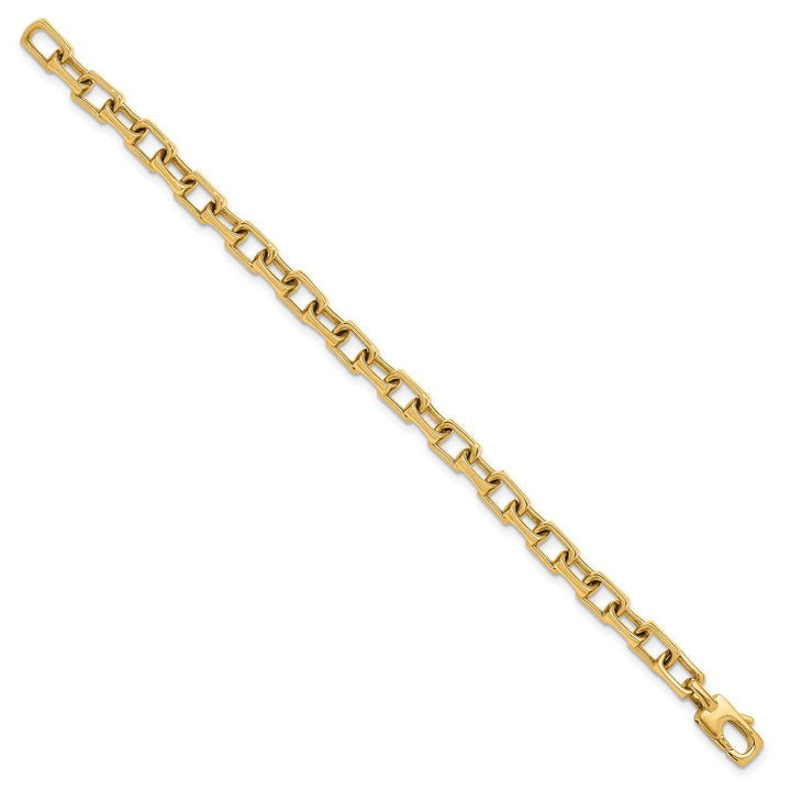 Gold 6.85mm Fancy Bracelet, 7.5" - Bracelet - Design Jewellers Edmonton