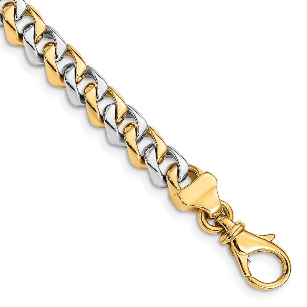 Gold 6.85mm Fancy Necklaces, 18"