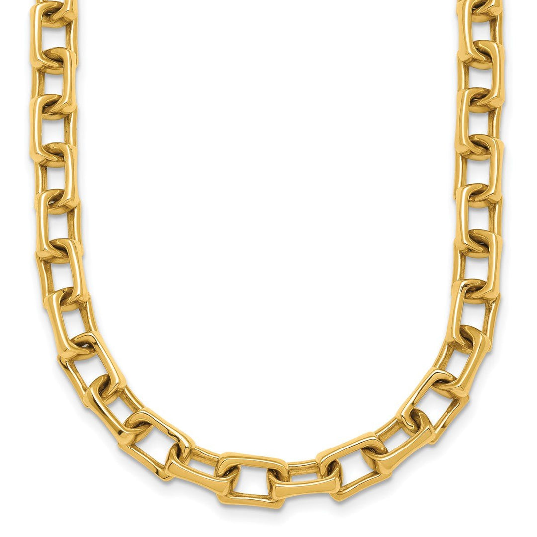 Gold 6.85mm Link, Other Necklace, 18"
