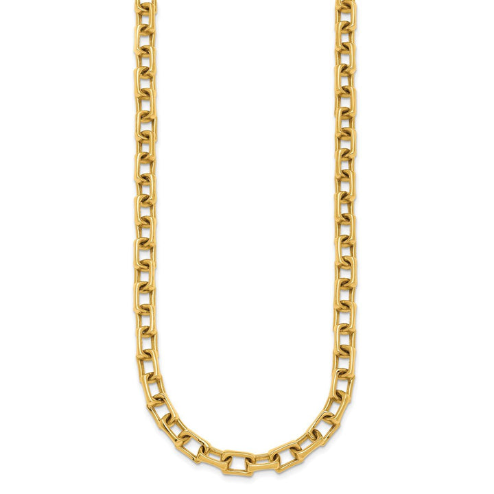 Gold 6.85mm Link, Other Necklace, 18" - Necklace - Design Jewellers Edmonton