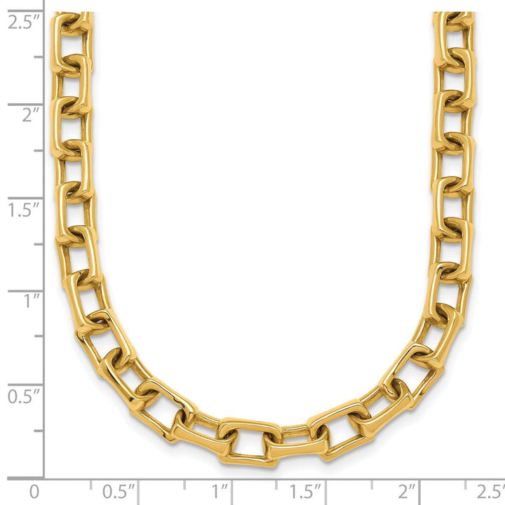 Gold 6.85mm Link, Other Necklace, 18" - Necklace - Design Jewellers Edmonton