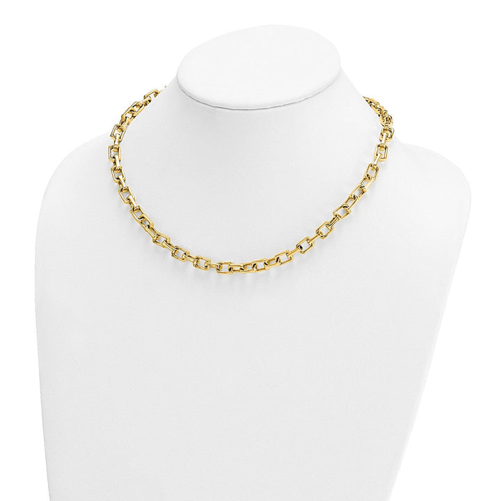 Gold 6.85mm Link, Other Necklace, 18" - Necklace - Design Jewellers Edmonton