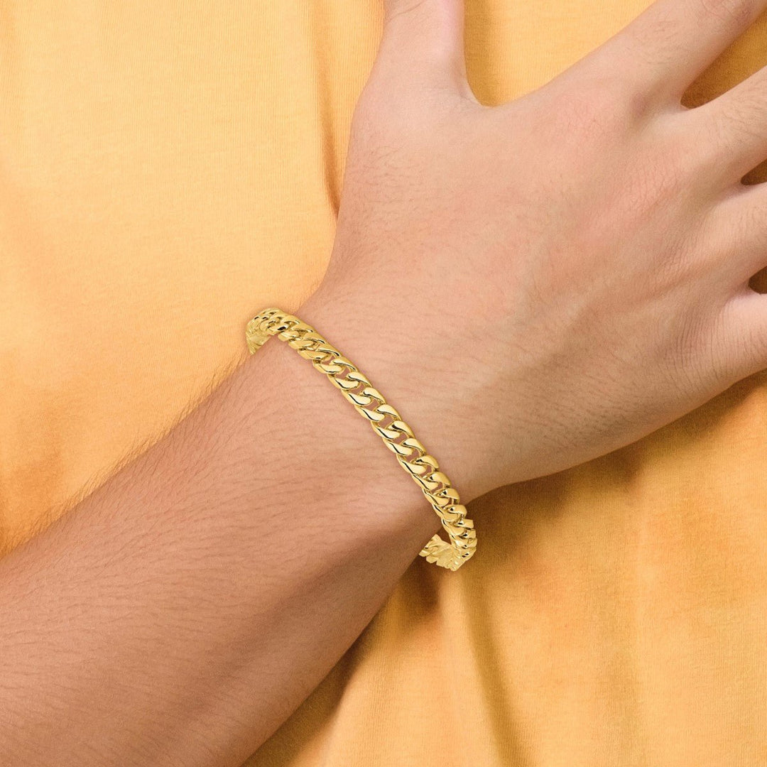 Gold 6.8mm Curb Chain, 20