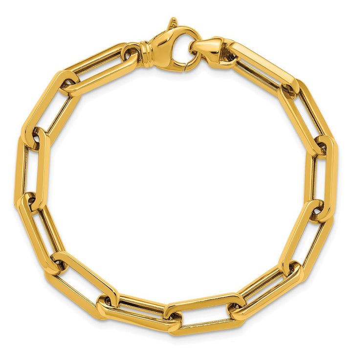 Gold 6.8mm Paperclip Chain, 8.5" - Chain - Design Jewellers Edmonton