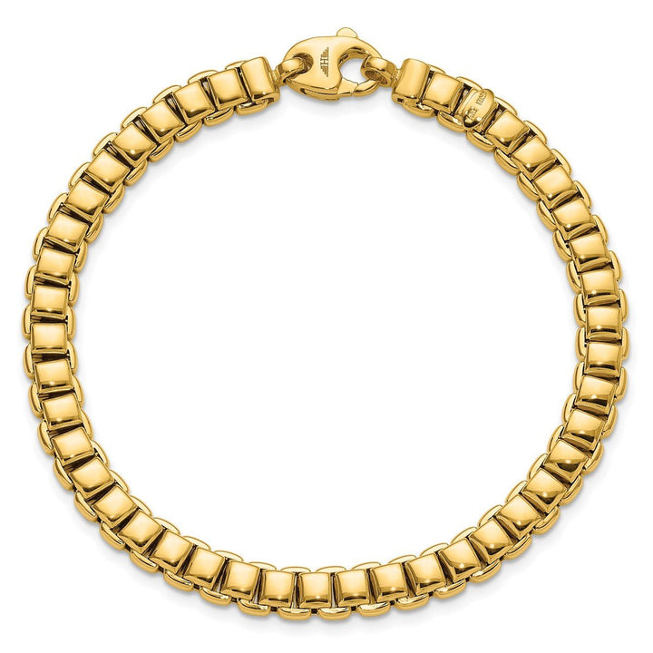 Gold 6mm Box Bracelet, 7.75" - Bracelet - Design Jewellers Edmonton