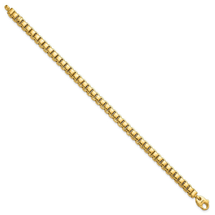 Gold 6mm Box Bracelet, 7.75" - Bracelet - Design Jewellers Edmonton