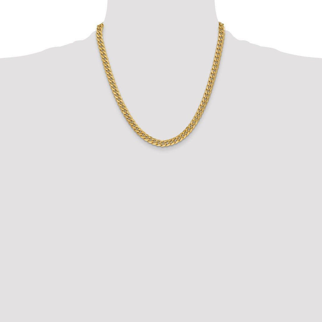 Gold 6mm Cuban Chain, 20