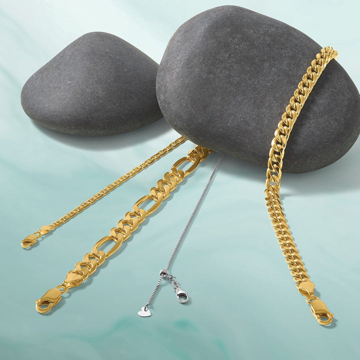 Gold 6mm Cuban Chain, 20" - Chain - Design Jewellers Edmonton