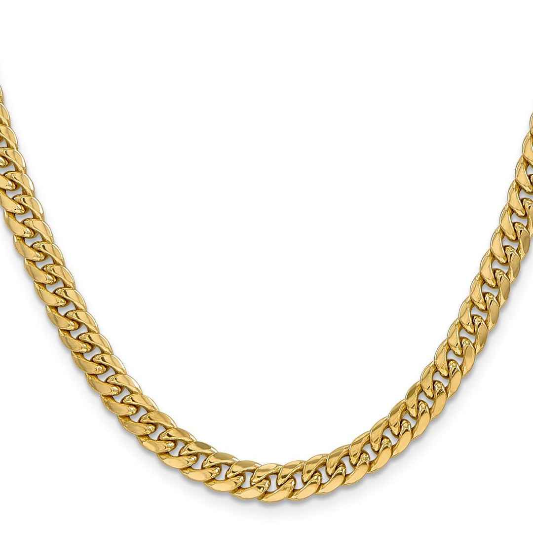 Gold 6mm Cuban Chain, 24