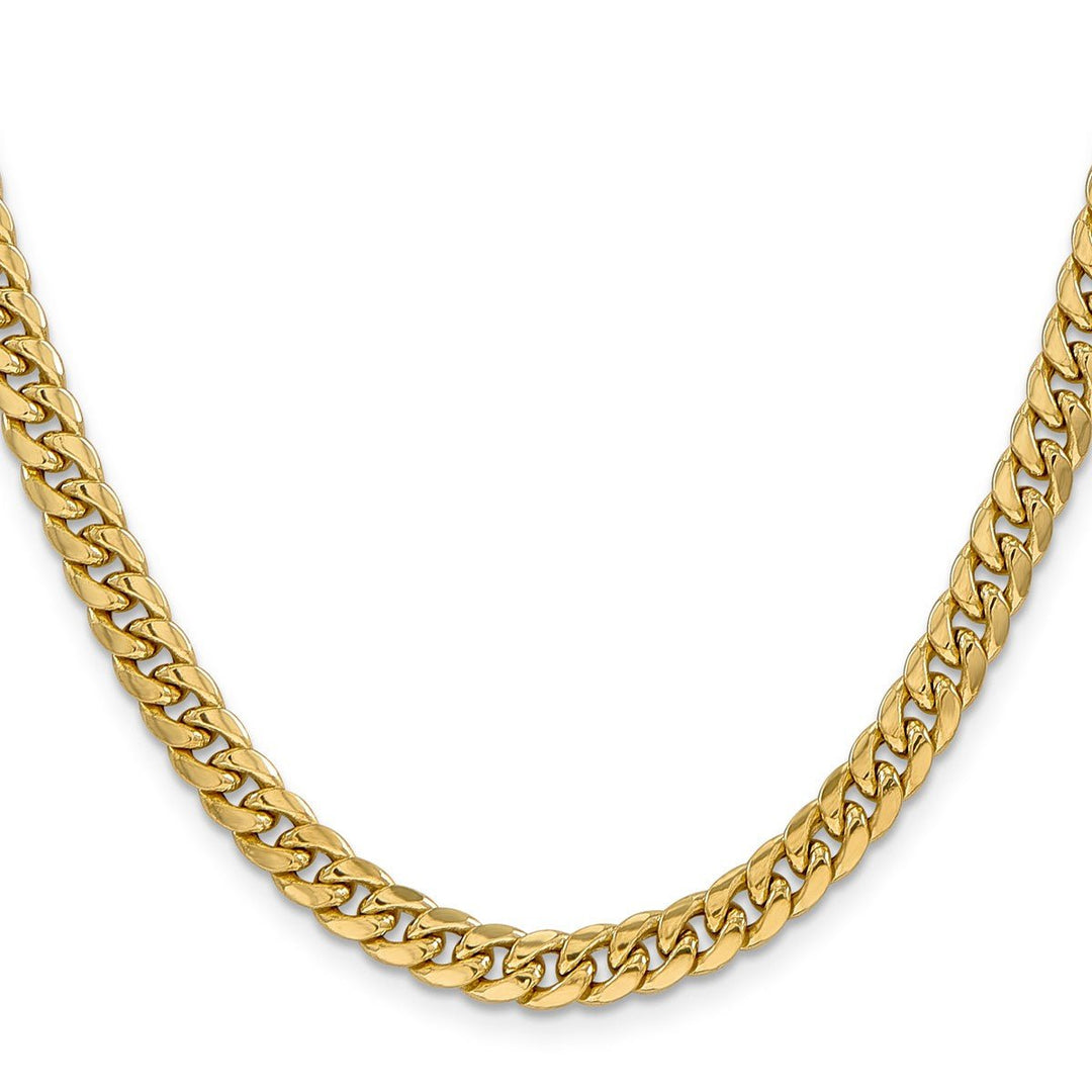 Gold 6mm Cuban Chain, 24