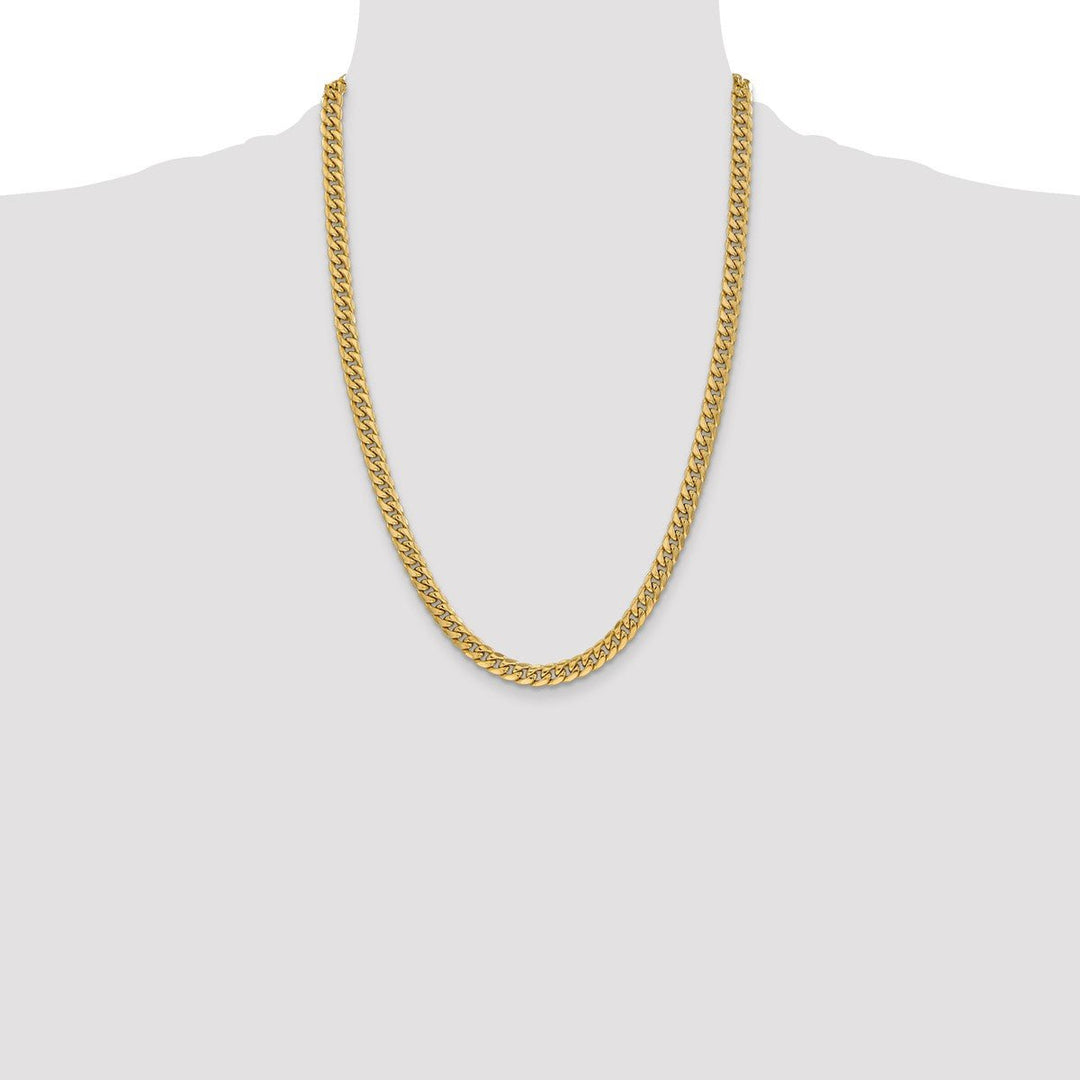 Gold 6mm Cuban Chain, 24