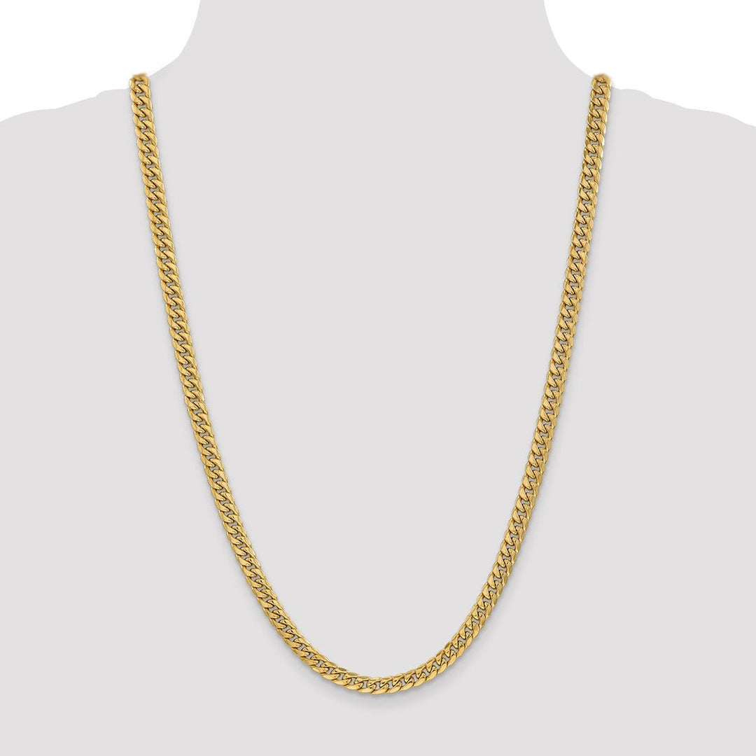Gold 6mm Cuban Chain, 26