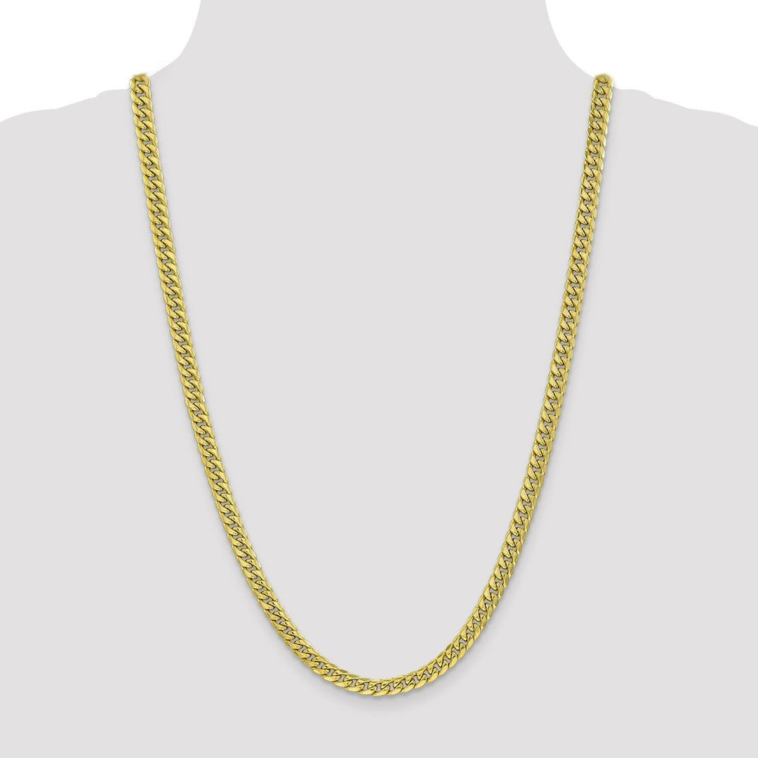 Gold 6mm Cuban Chain, 26