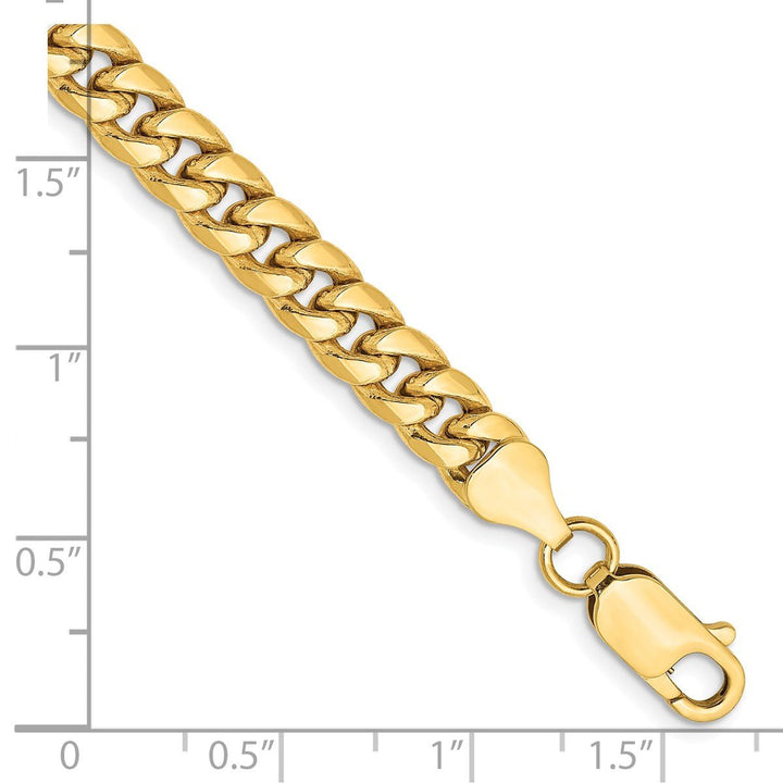 Gold 6mm Cuban Chain, 8" - Chain - Design Jewellers Edmonton