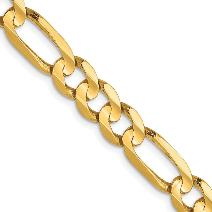 Gold 6mm Figaro Bracelet, 22" - Bracelet - Design Jewellers Edmonton