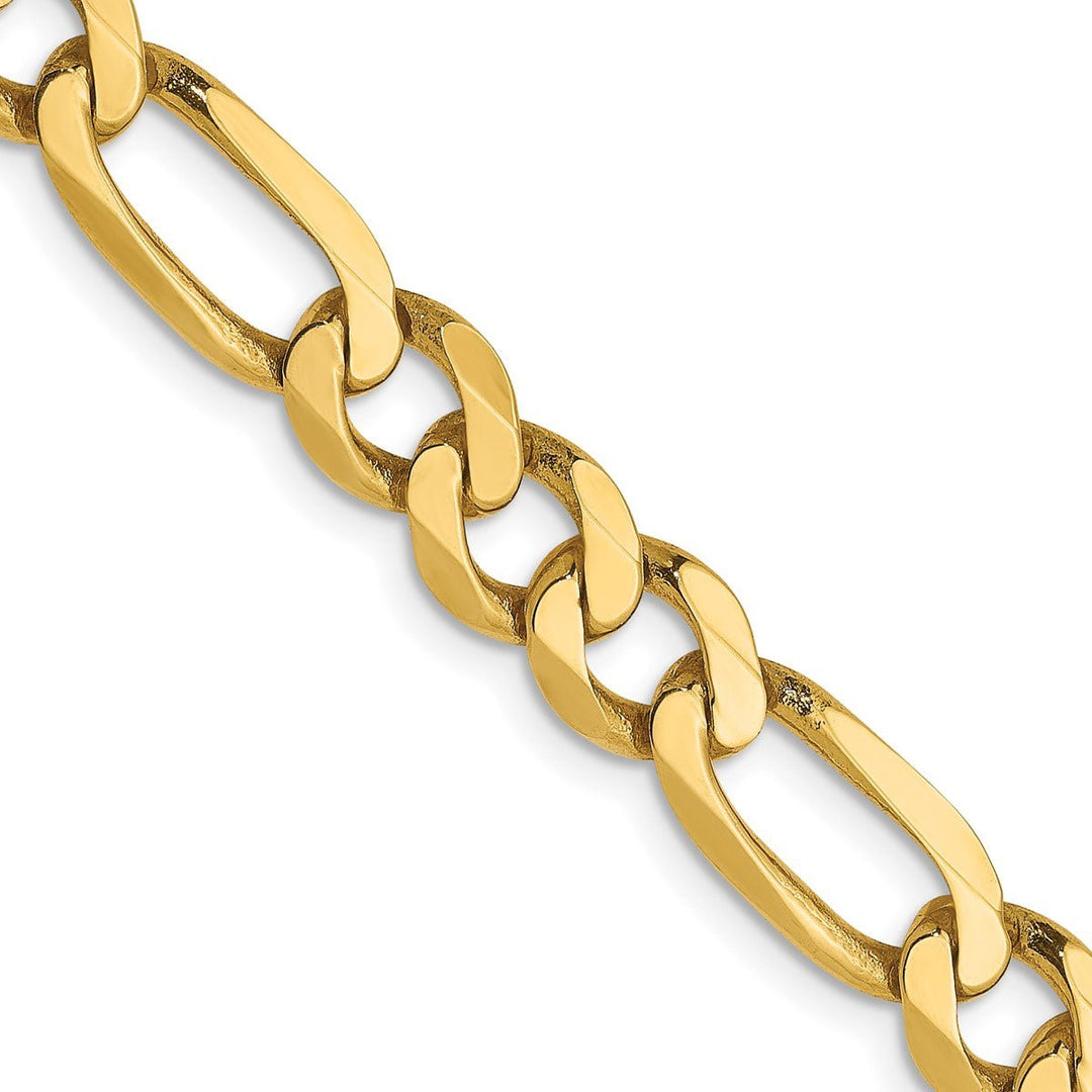 Gold 6mm Figaro Chain, 20"