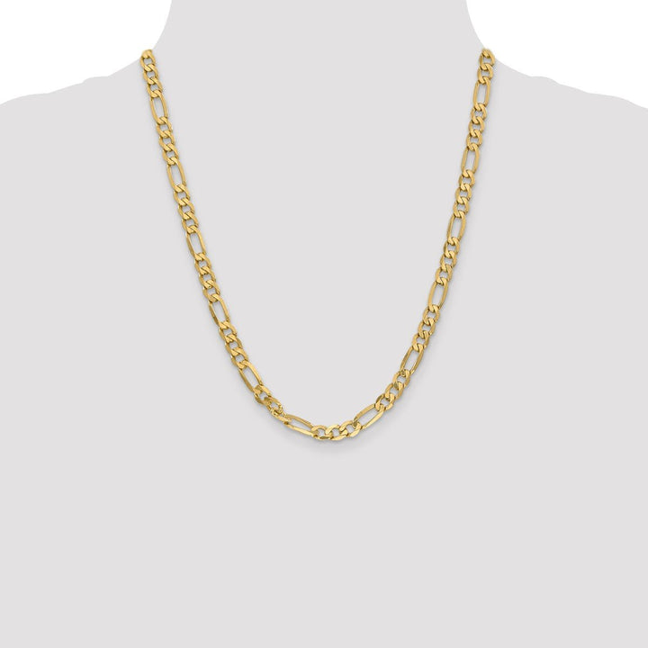 Gold 6mm Figaro Chain, 22" - Chain - Design Jewellers Edmonton