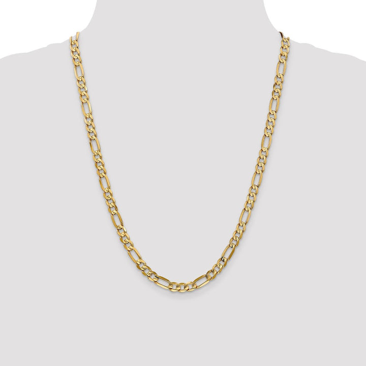 Gold 6mm Figaro Chain, 24" - Chain - Design Jewellers Edmonton